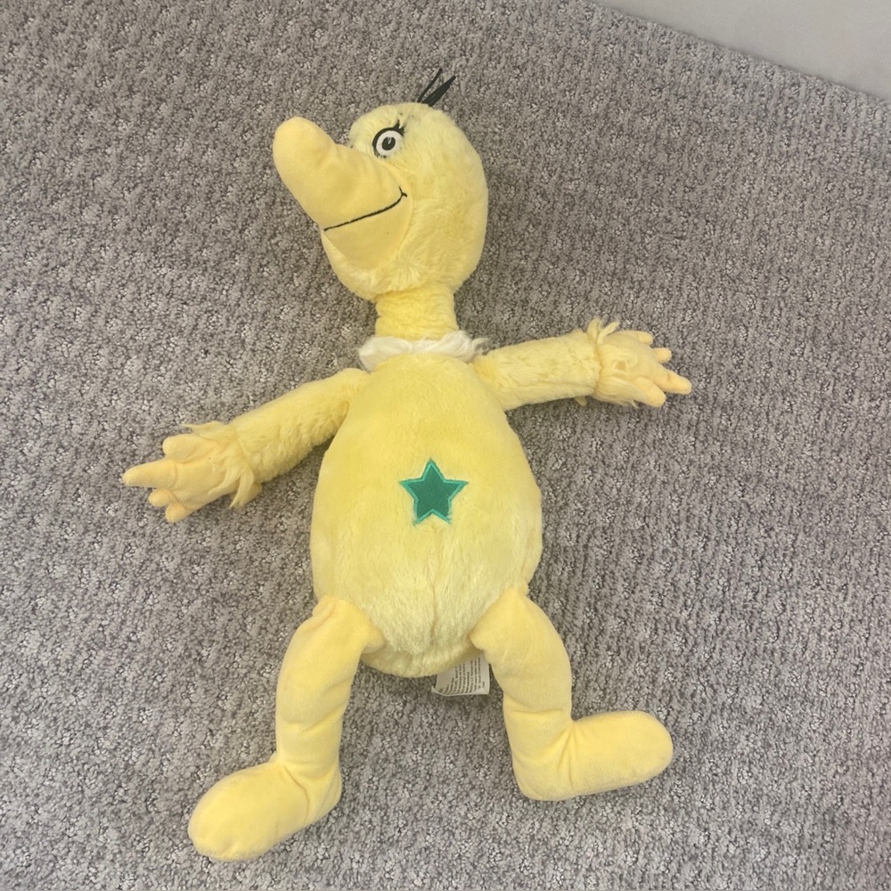 Dr. Seuss Sneetch Plush Stuffed Animal The Sneetches Kohls Cares with Star GREEN